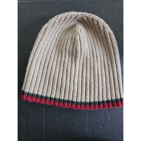 Gucci Beanie Mens Size Medium Beige Knitted 100% Wool ✨️ SEE PHOTOS✨️ - Picture 1 of 4